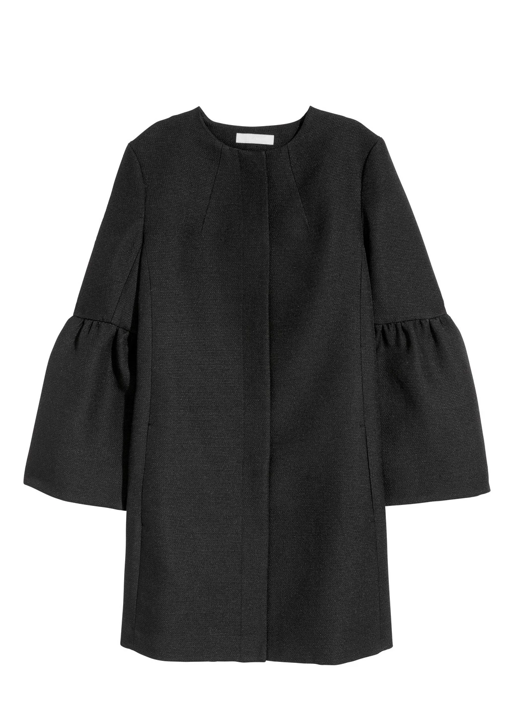 Черное демисезонное Пальто H&M