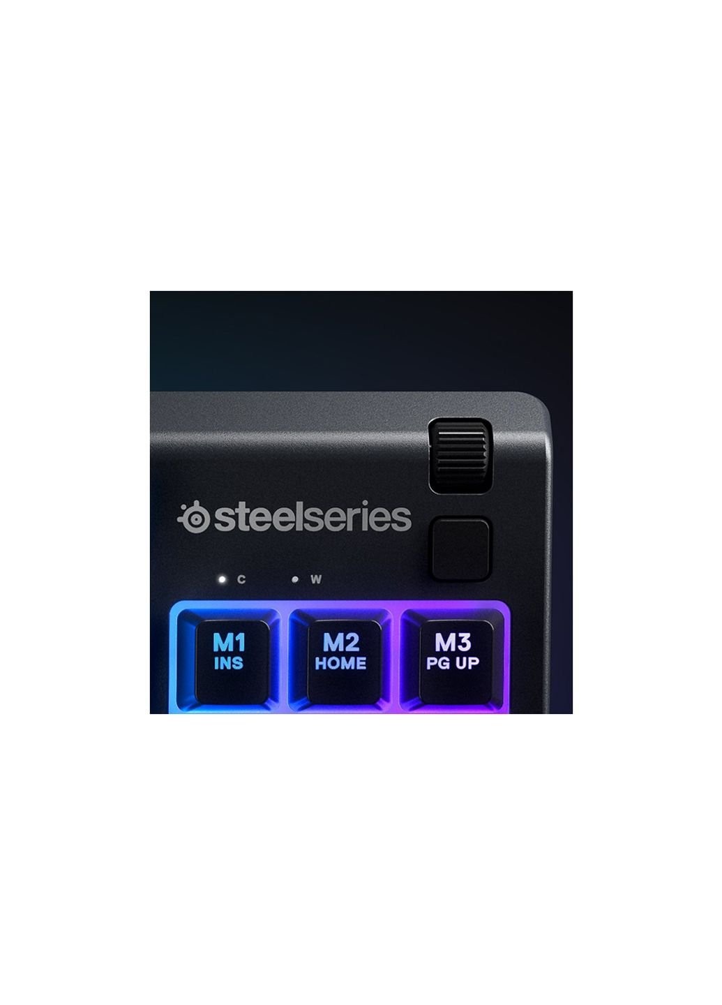 Клавіатура (SS64831) SteelSeries Apex 3 TKL UA USB Black (253468442)