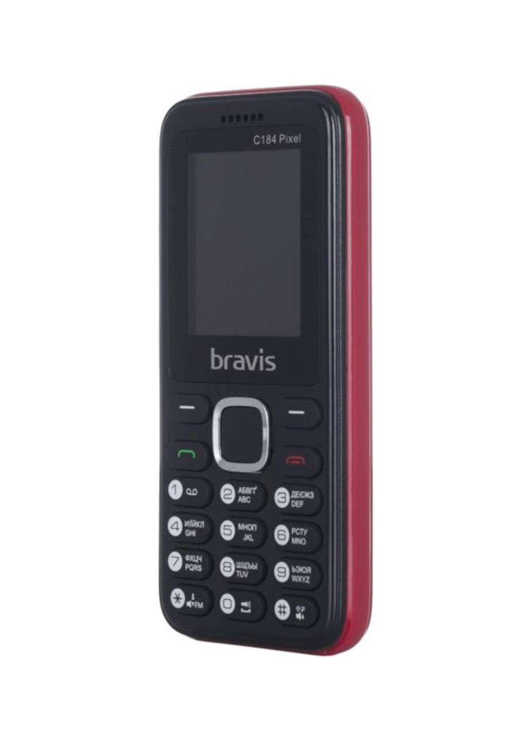 Мобільний телефон Bravis c184 pixel red (132999702)