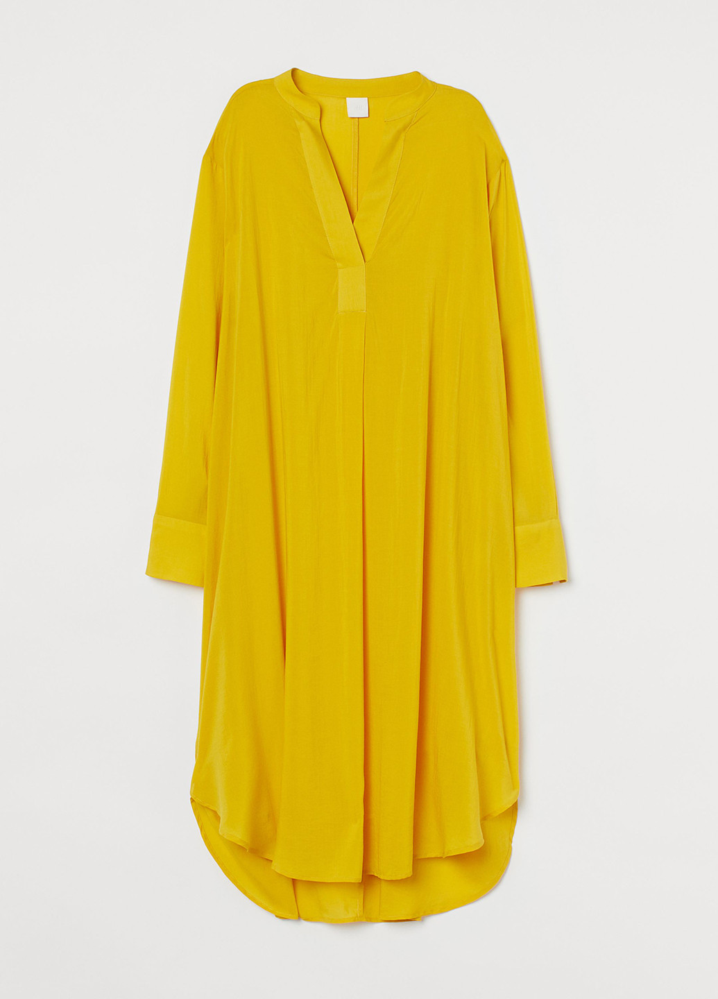 Жовтий кежуал сукня оверсайз H&M однотонна