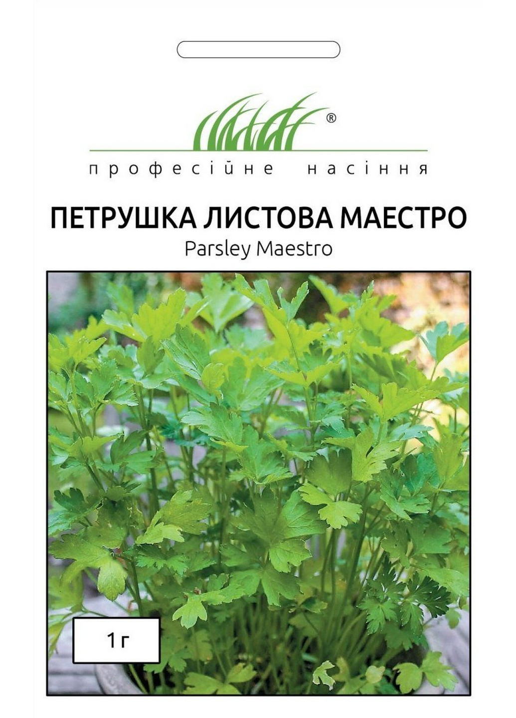 Насіння Петрушка листова Маестро 1 г Професійне насіння (215963633)