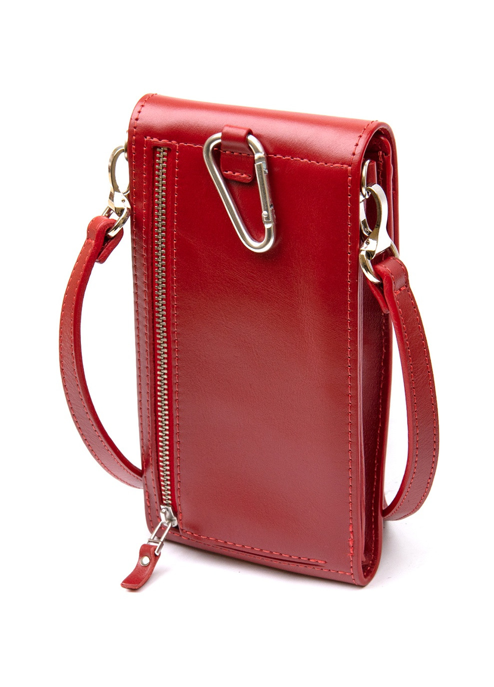 Женская кожаная сумка-кошелек 20х10х2 см Grande Pelle (250097310)