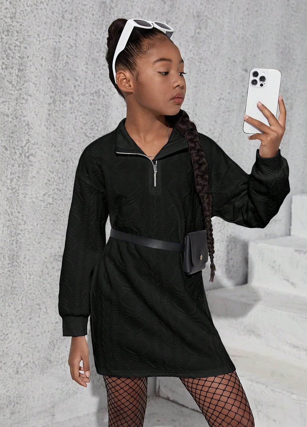 Чорна сукня SHEIN (331536314)