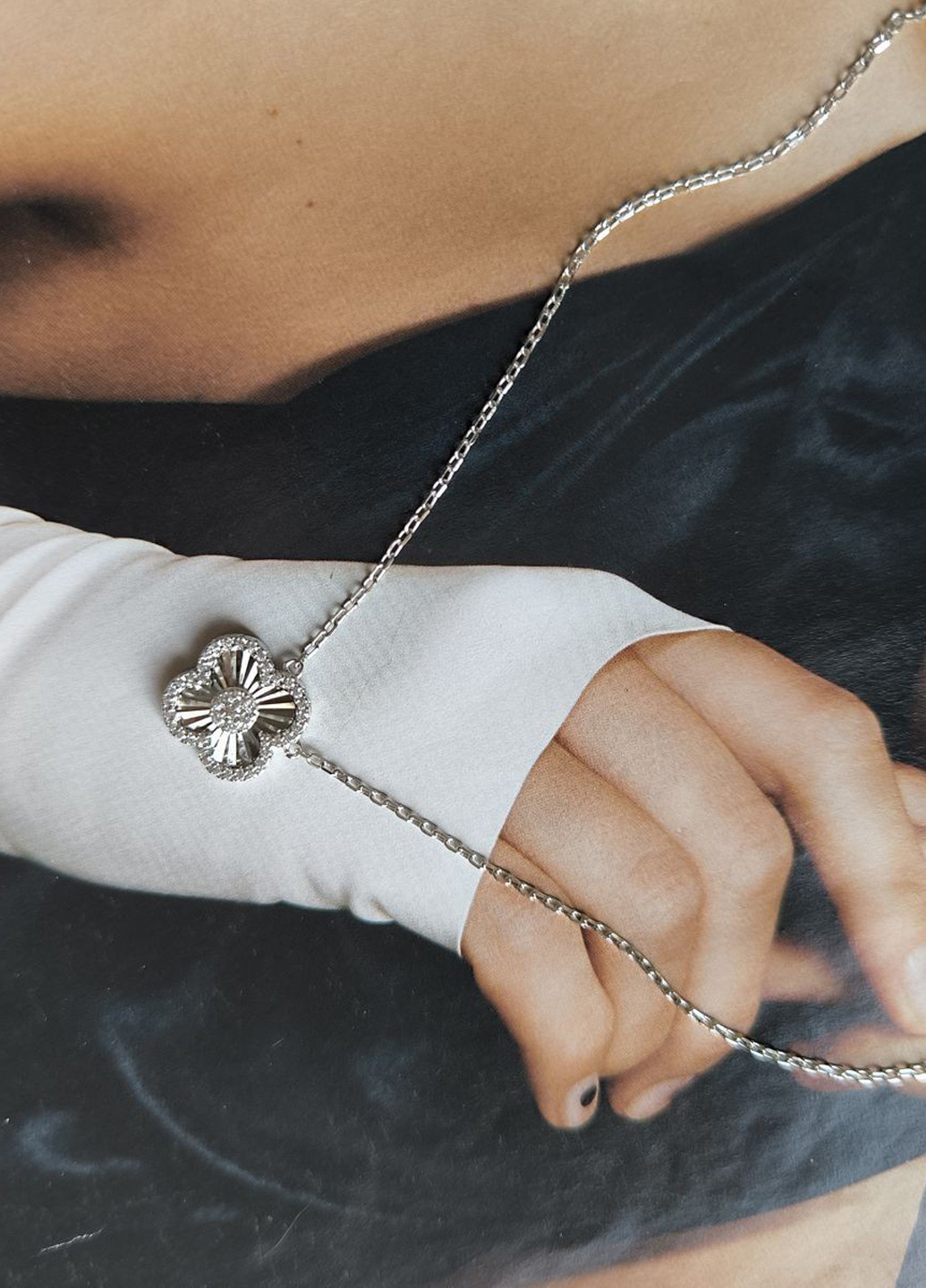 Кольє Silver Flame (336574438)