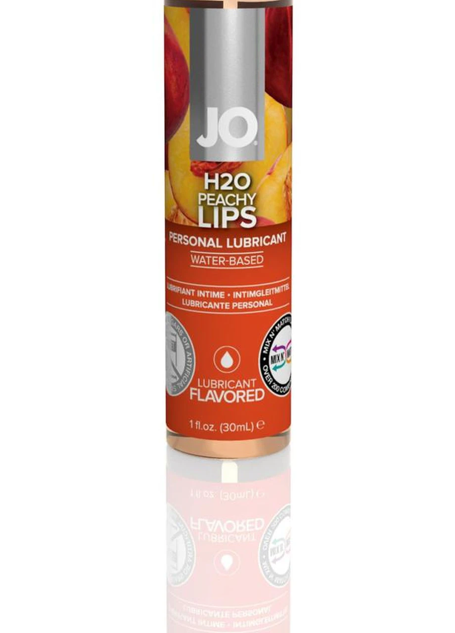 Лубрикант на водній основі H2O - PEACHY LIPS, зі смаком персика, 30 мл (SO1476) System JO (253573584)