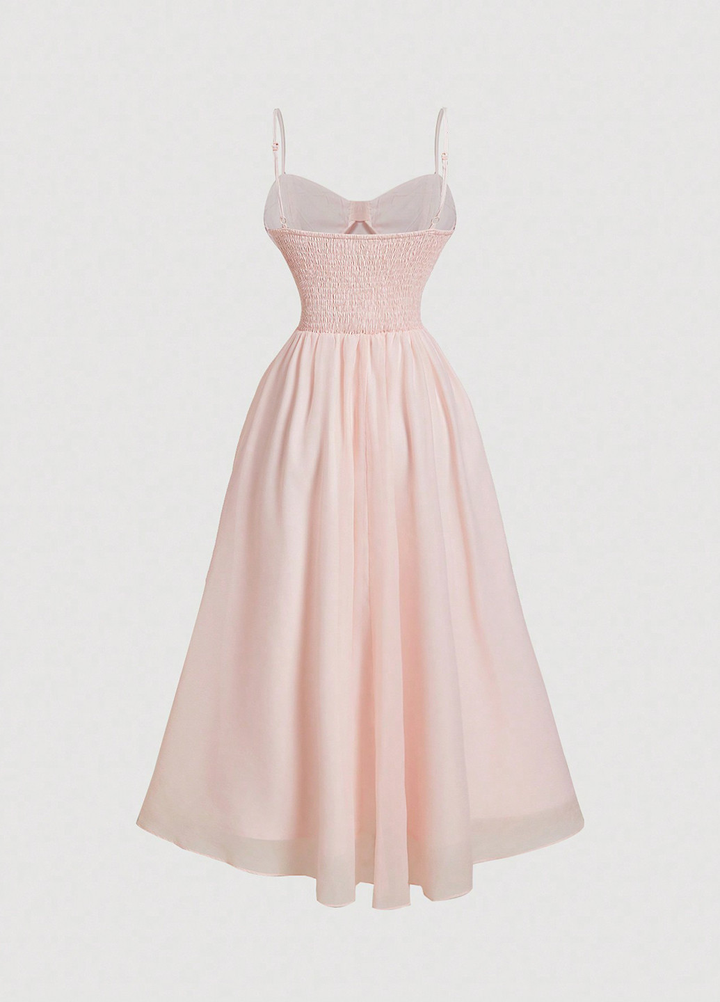 Розовый демисезонный комплект (платье, болеро) SHEIN