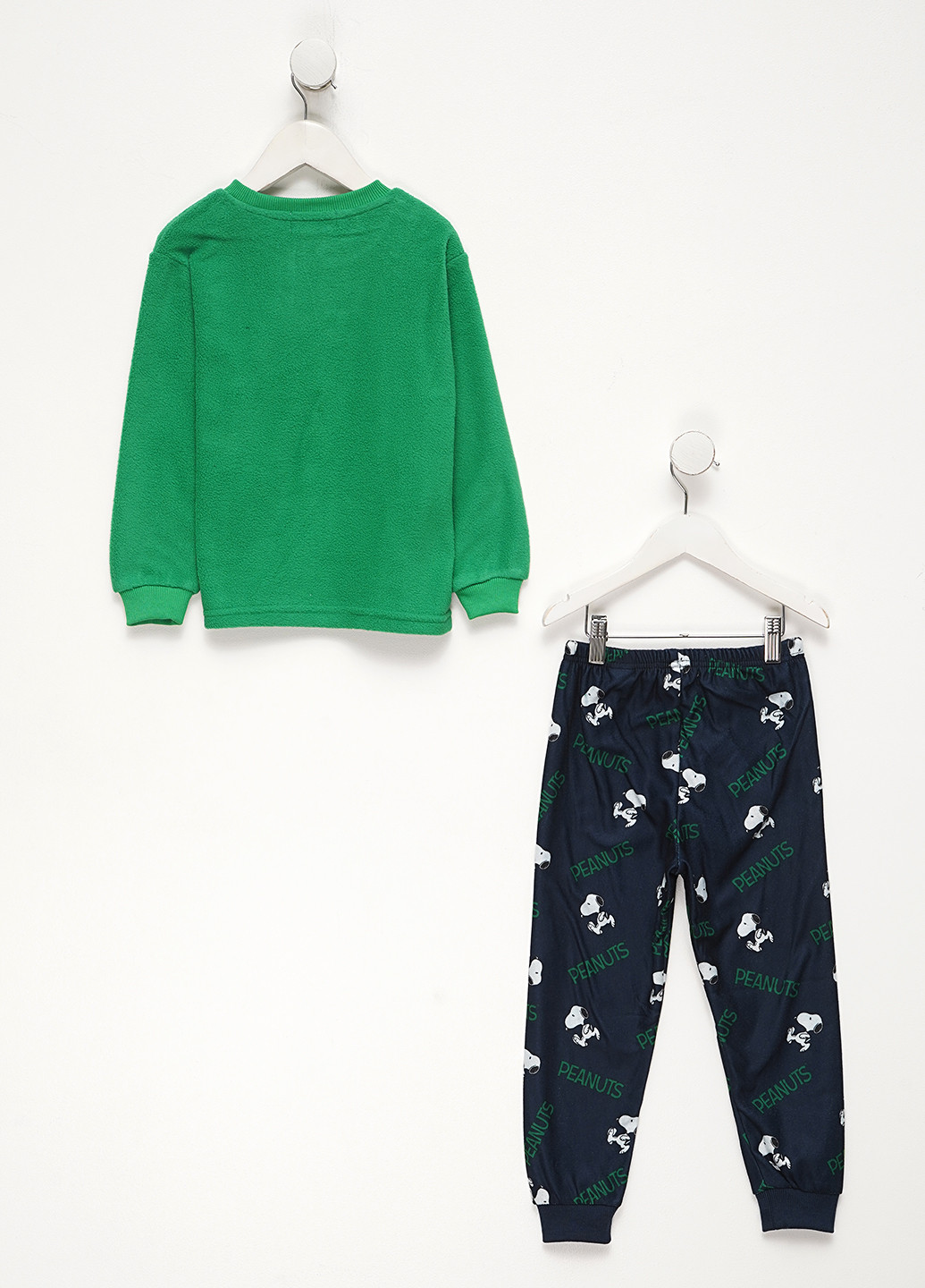 Зеленая зимняя пижама (свитшот, брюки) Lefties