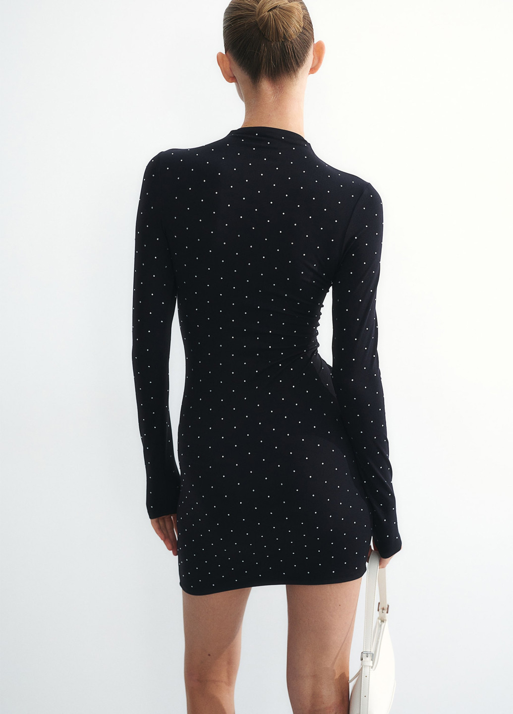 Чорна коктейльна сукня H&M однотонна