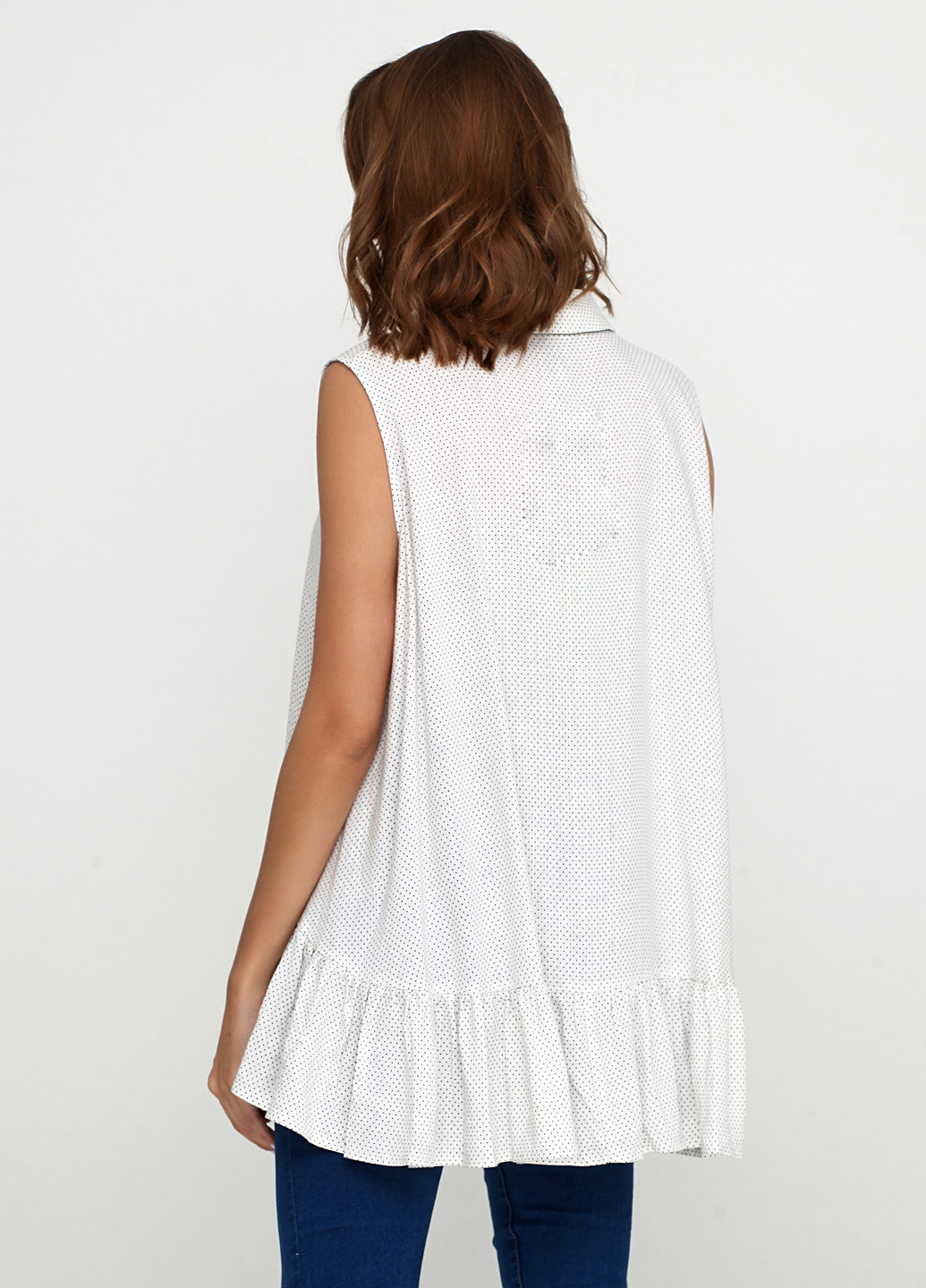 Белая летняя блуза Uterque