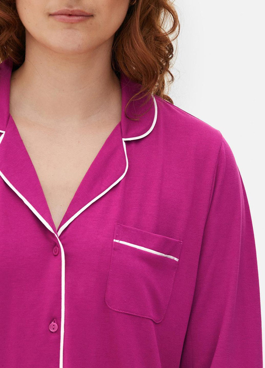 Фиолетовая всесезон пижама (рубашка, брюки) рубашка + брюки Primark