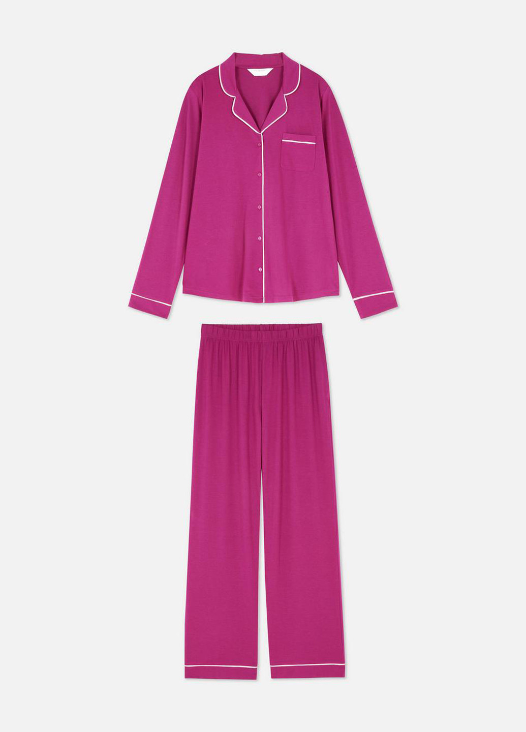 Фиолетовая всесезон пижама (рубашка, брюки) рубашка + брюки Primark