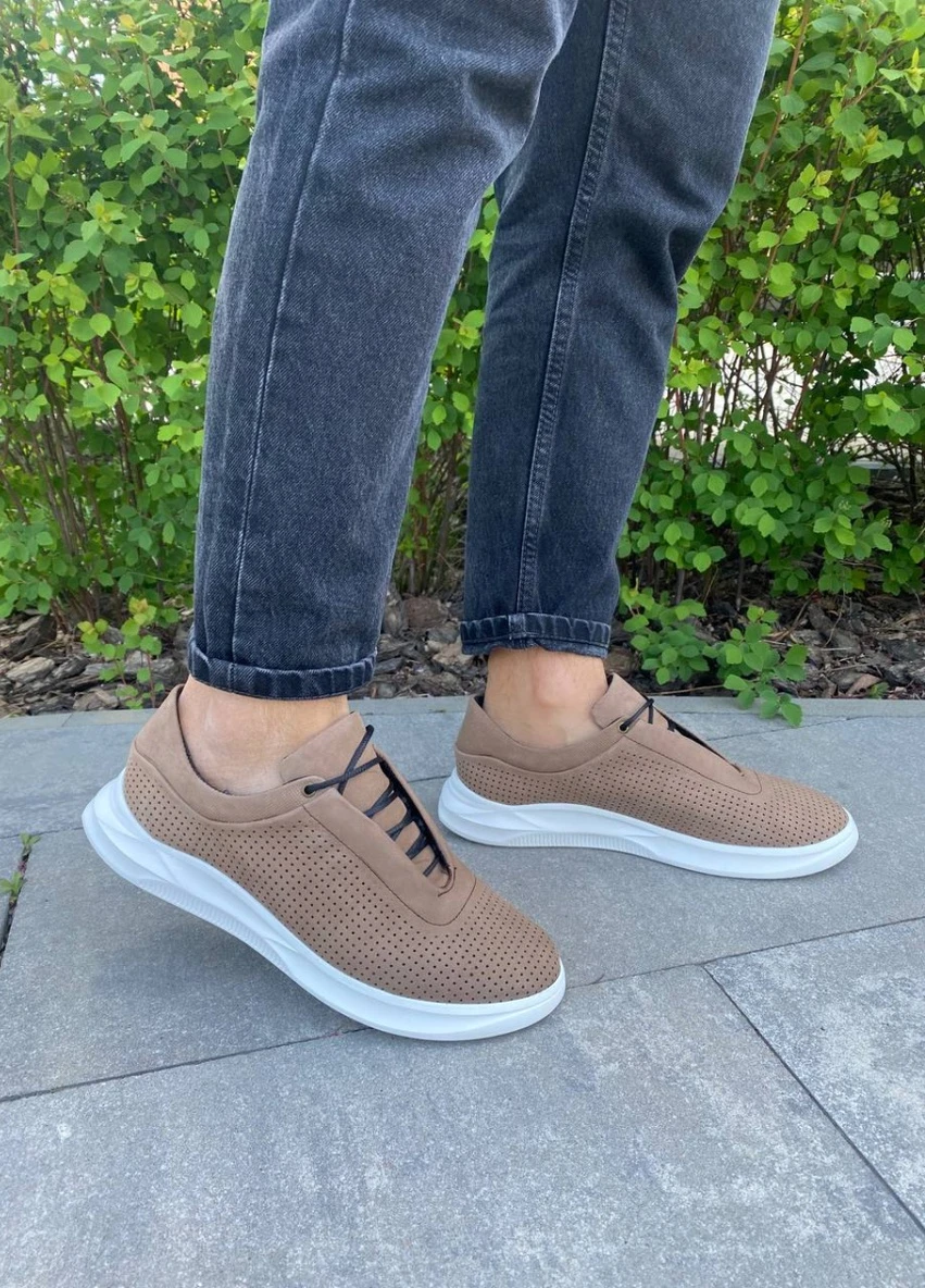 Бежеві кросівки shoesband демісезон Brand