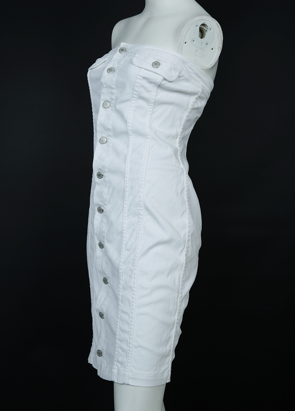 Білий кежуал сукня з відкритими плечима Ralph Lauren однотонна