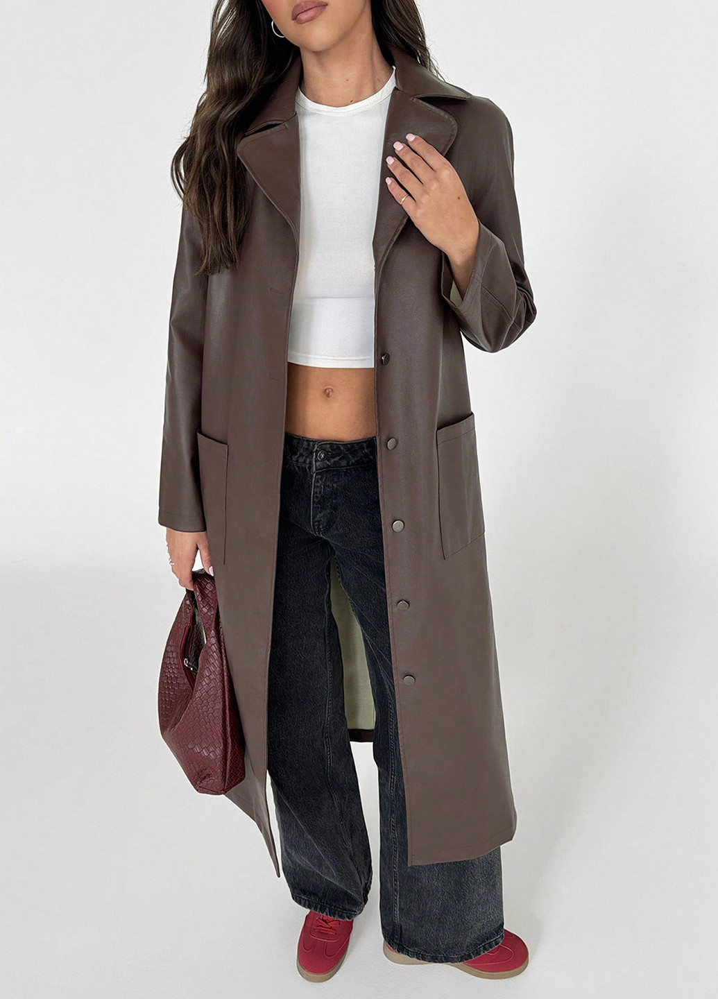 Плащ SHEIN тренчкот на гудзиках демісезон (332709544)