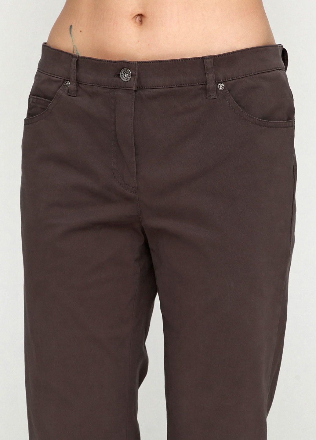 Светло-коричневые кэжуал демисезонные брюки Gerry Weber