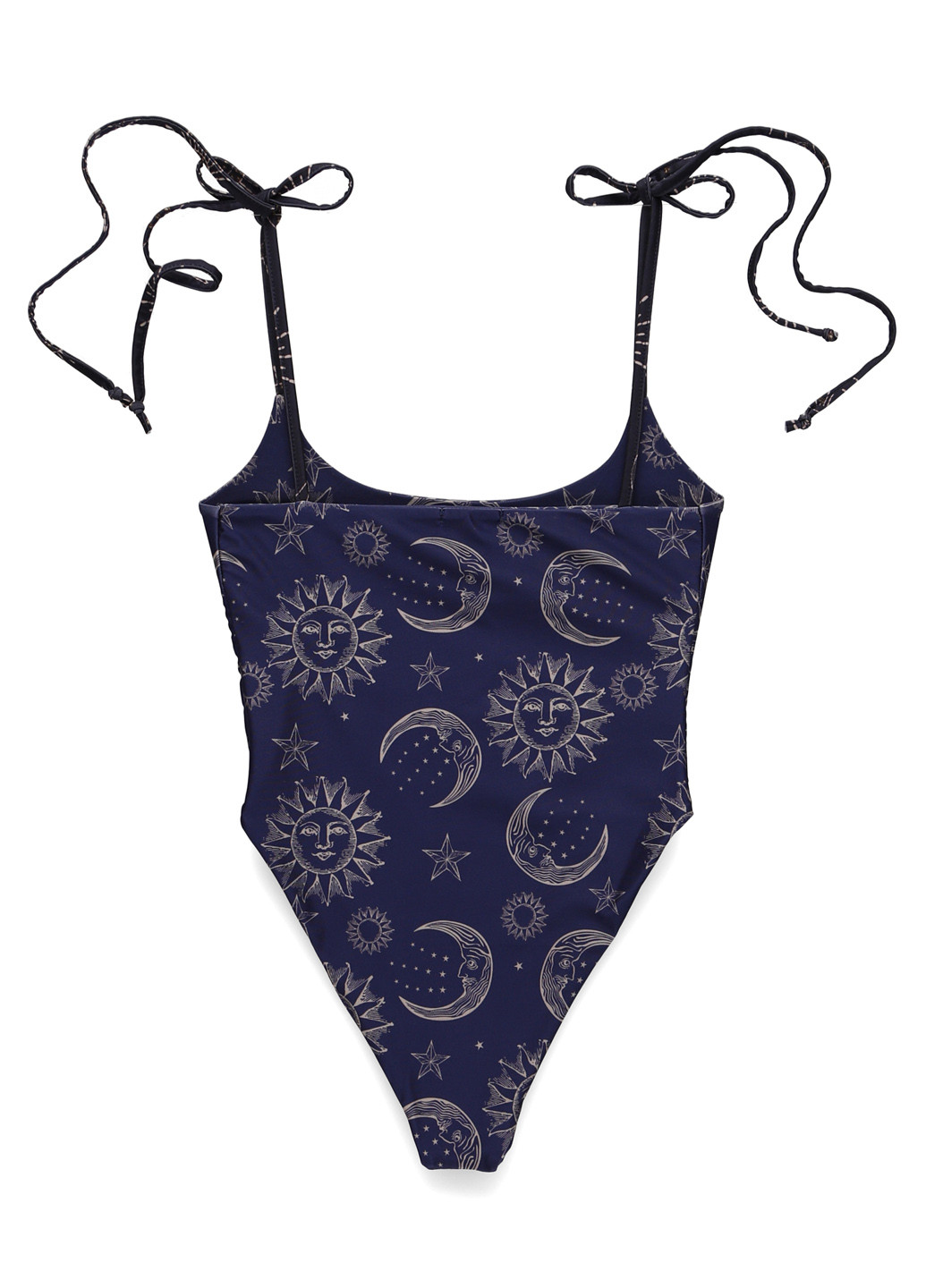 Синий летний купальник слитный Nasty Gal