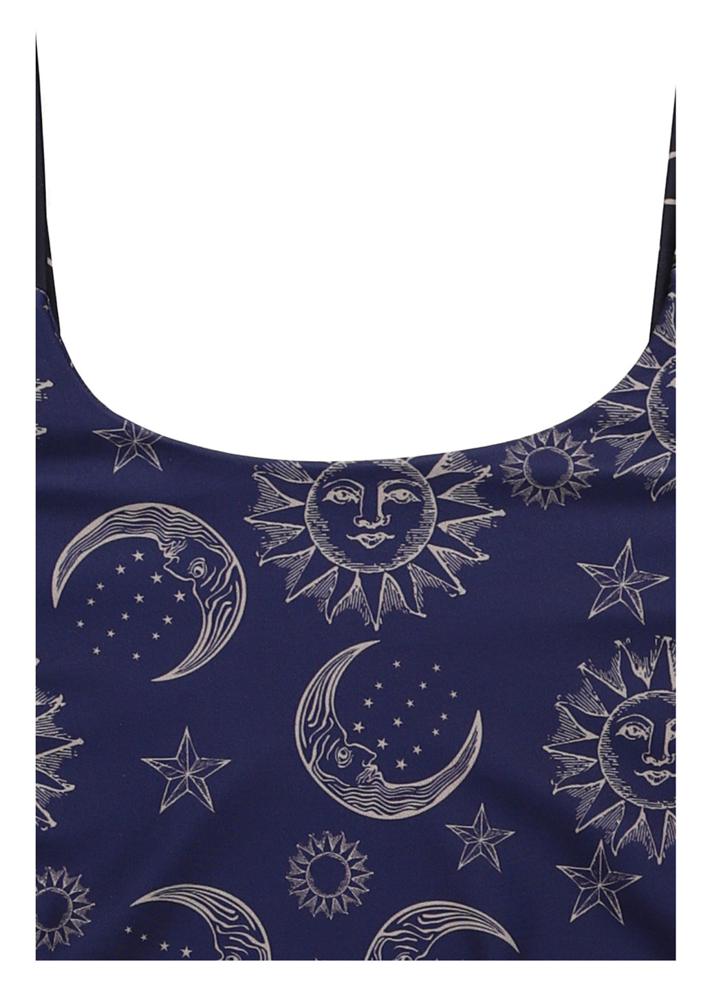 Синий летний купальник слитный Nasty Gal