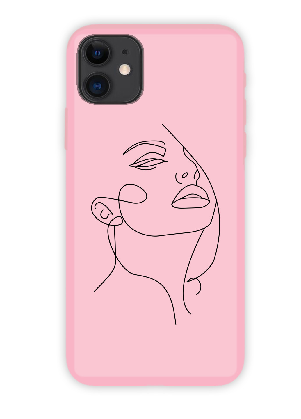 Чохол силіконовий Apple Iphone X Контурний мінімалізм (Contour minimalism) (6129-1359) MobiPrint (219776159)