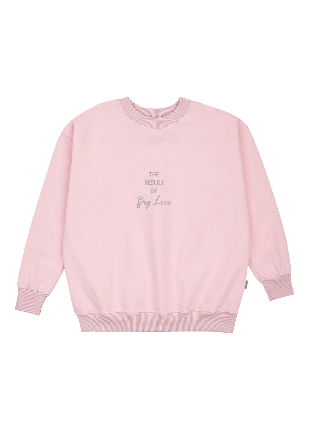 dexter's світшот напис рожевий кежуал бавовна, футер