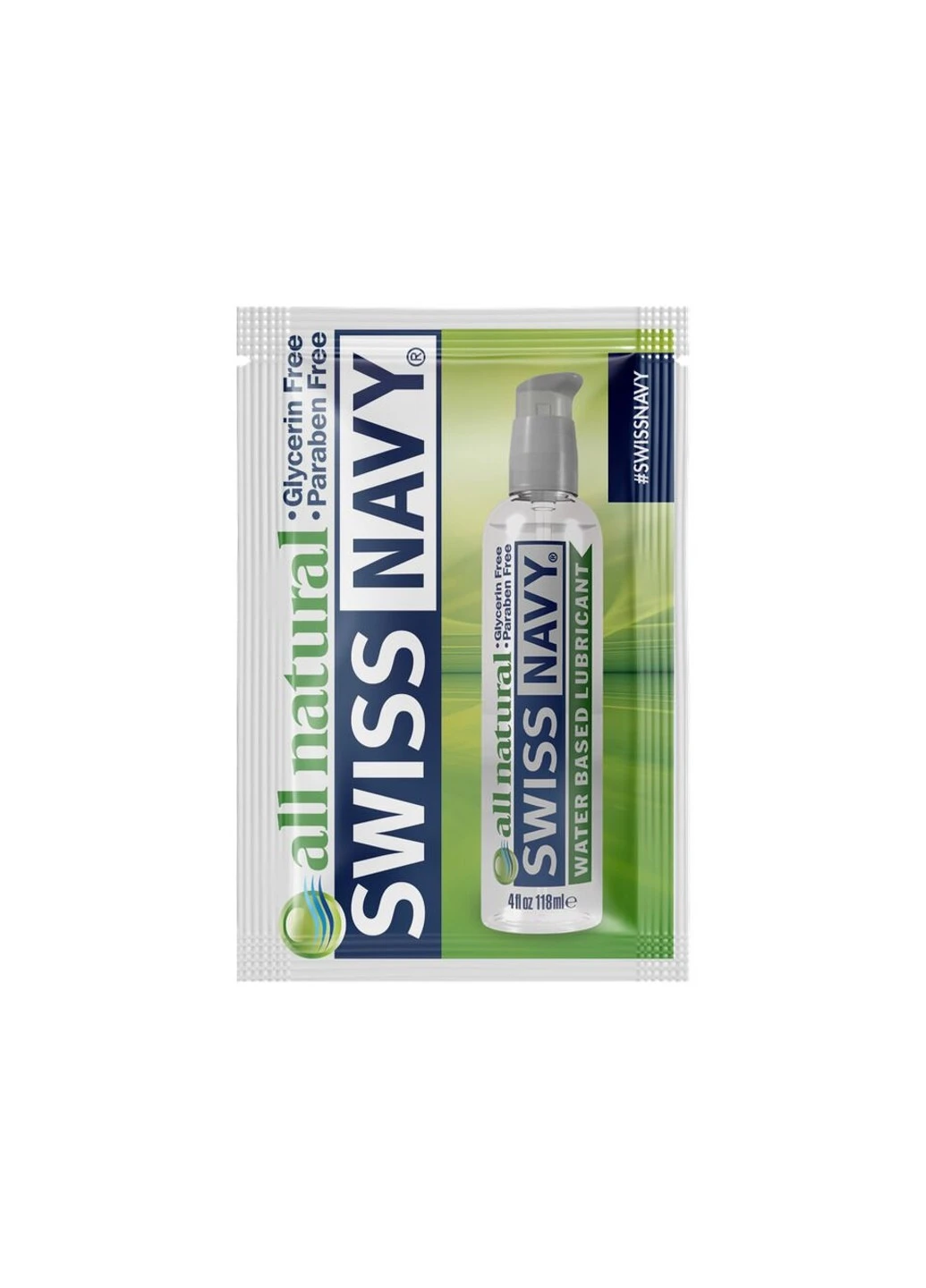 Пробник лубриканта для чутливої шкіри All Natural 5 мл Swiss Navy (253932279)