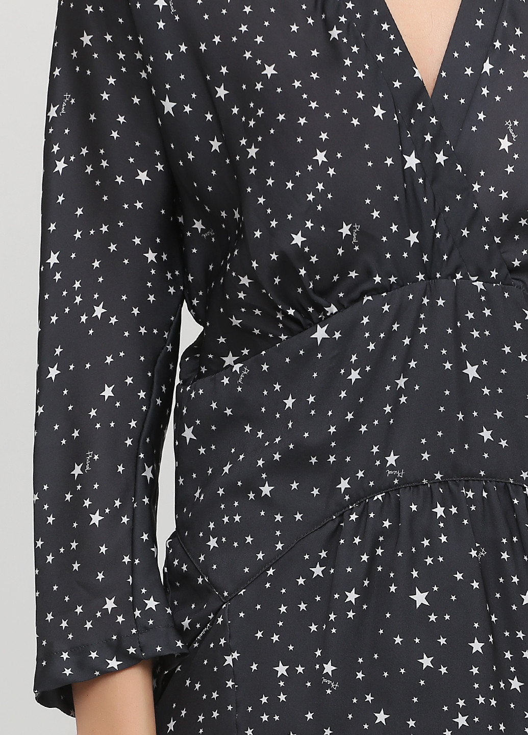 Графитовое кэжуал платье Phard звезды