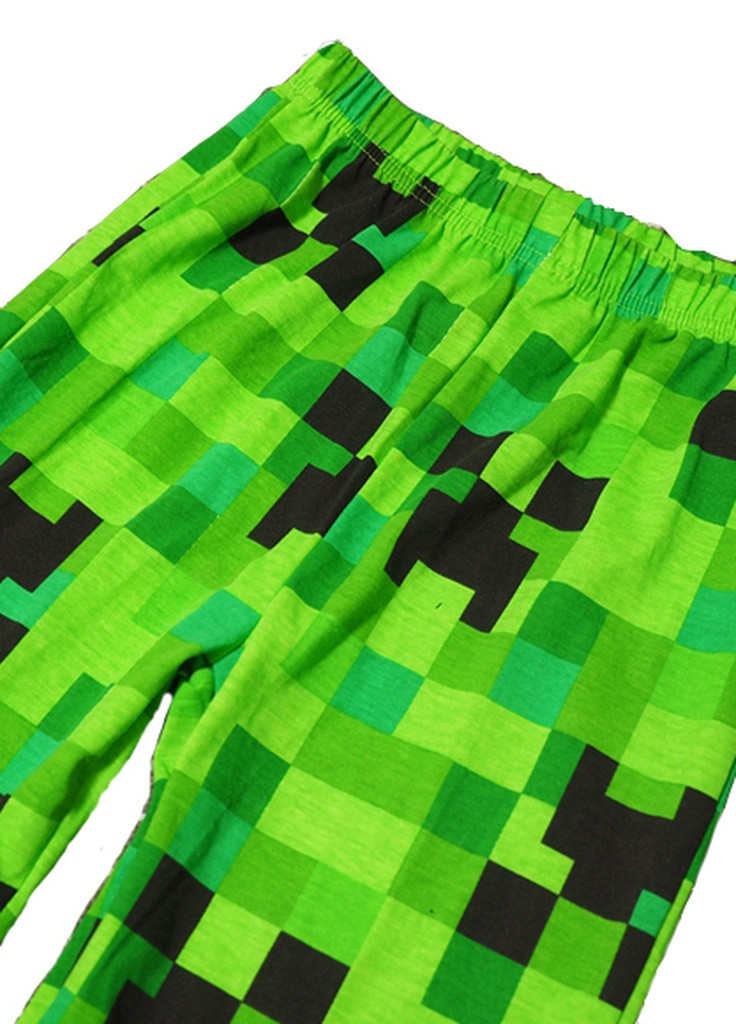 Зеленые домашние демисезонные брюки MOJANG