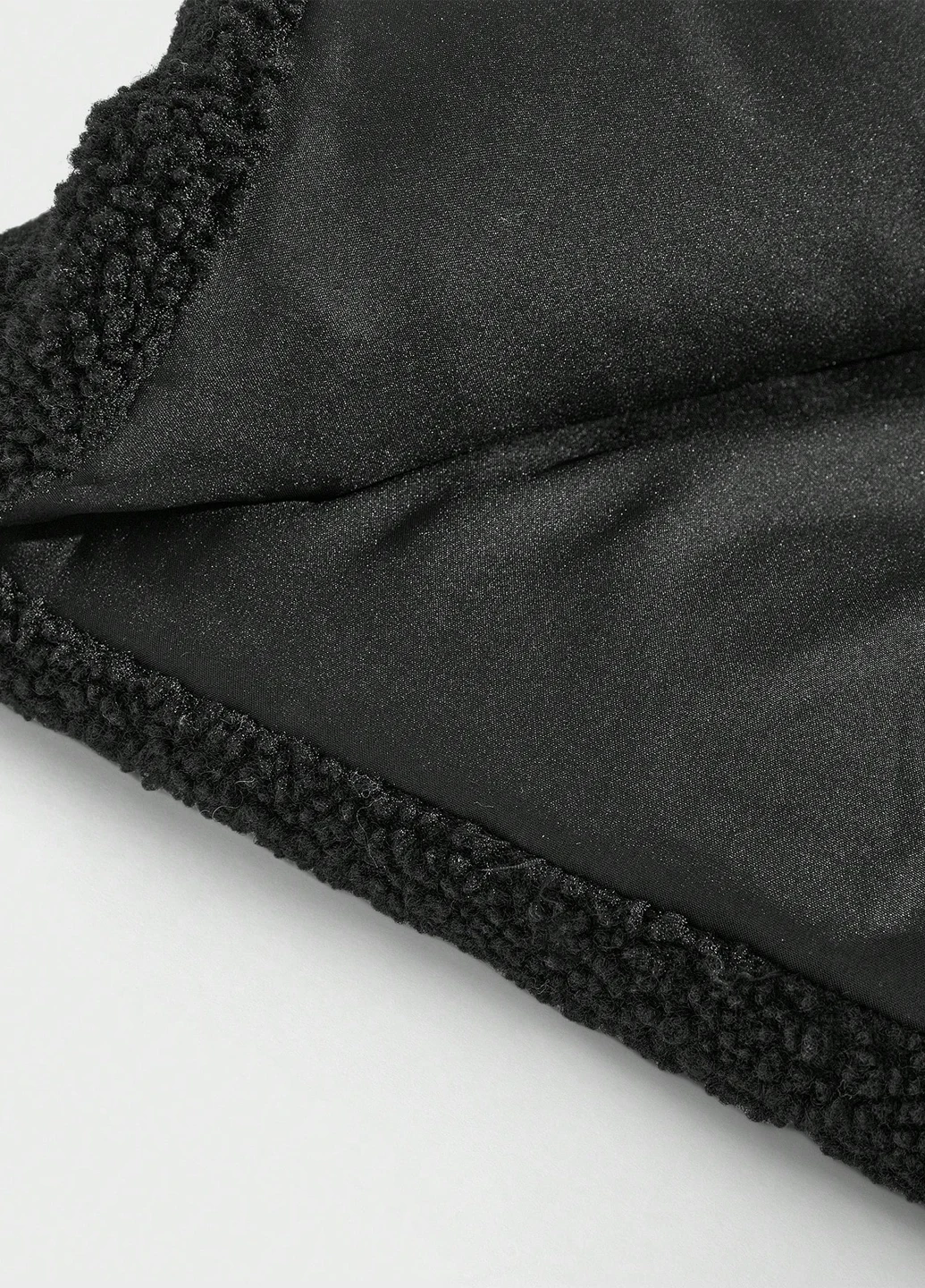 Чорна зимня куртка SHEIN
