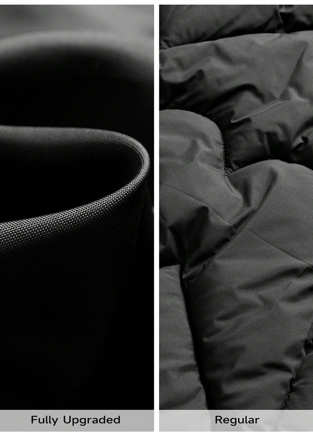 Чорна зимня куртка куртка-пальто SHEIN