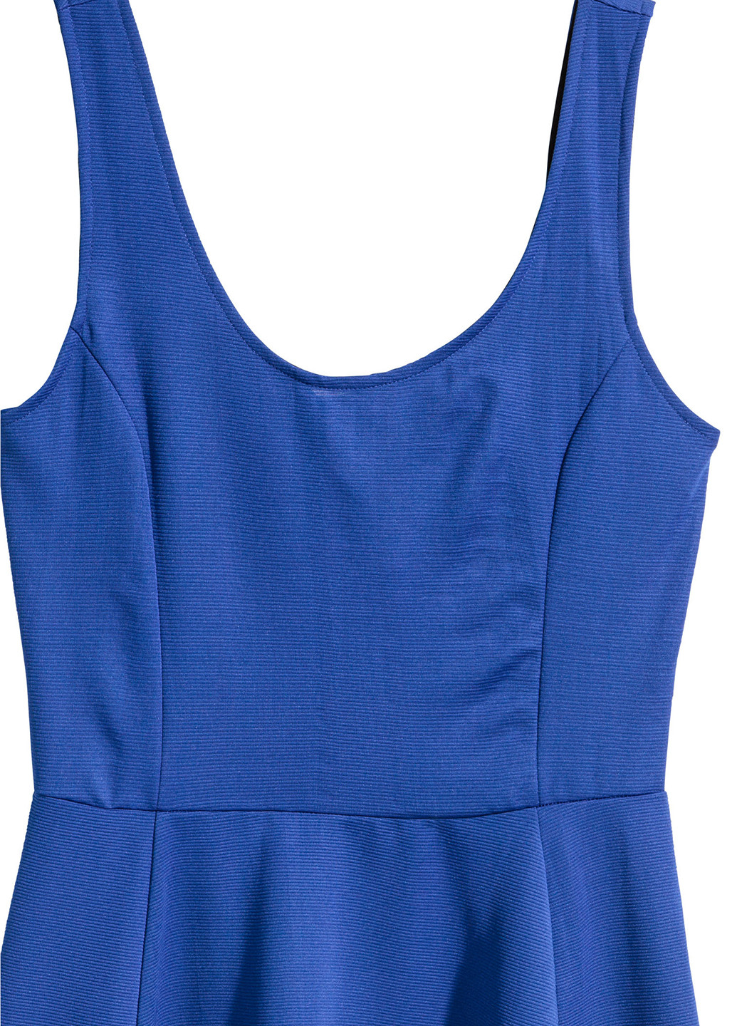 Синее кэжуал платье платье-майка H&M однотонное