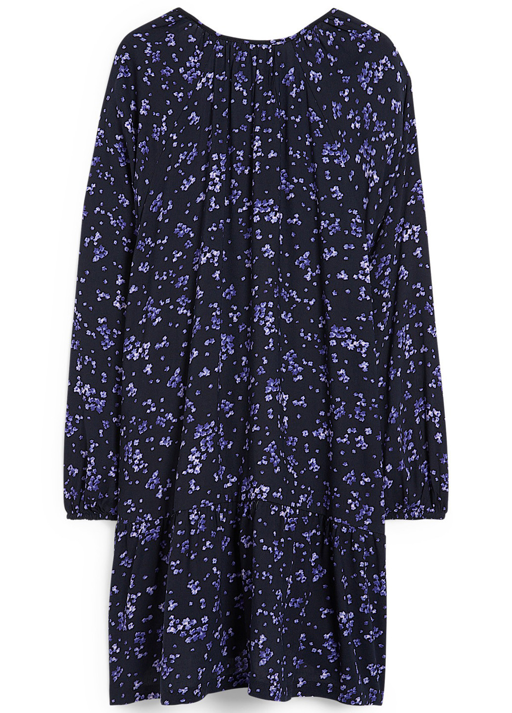Чорна кежуал сукня а-силует C&A з квітковим принтом