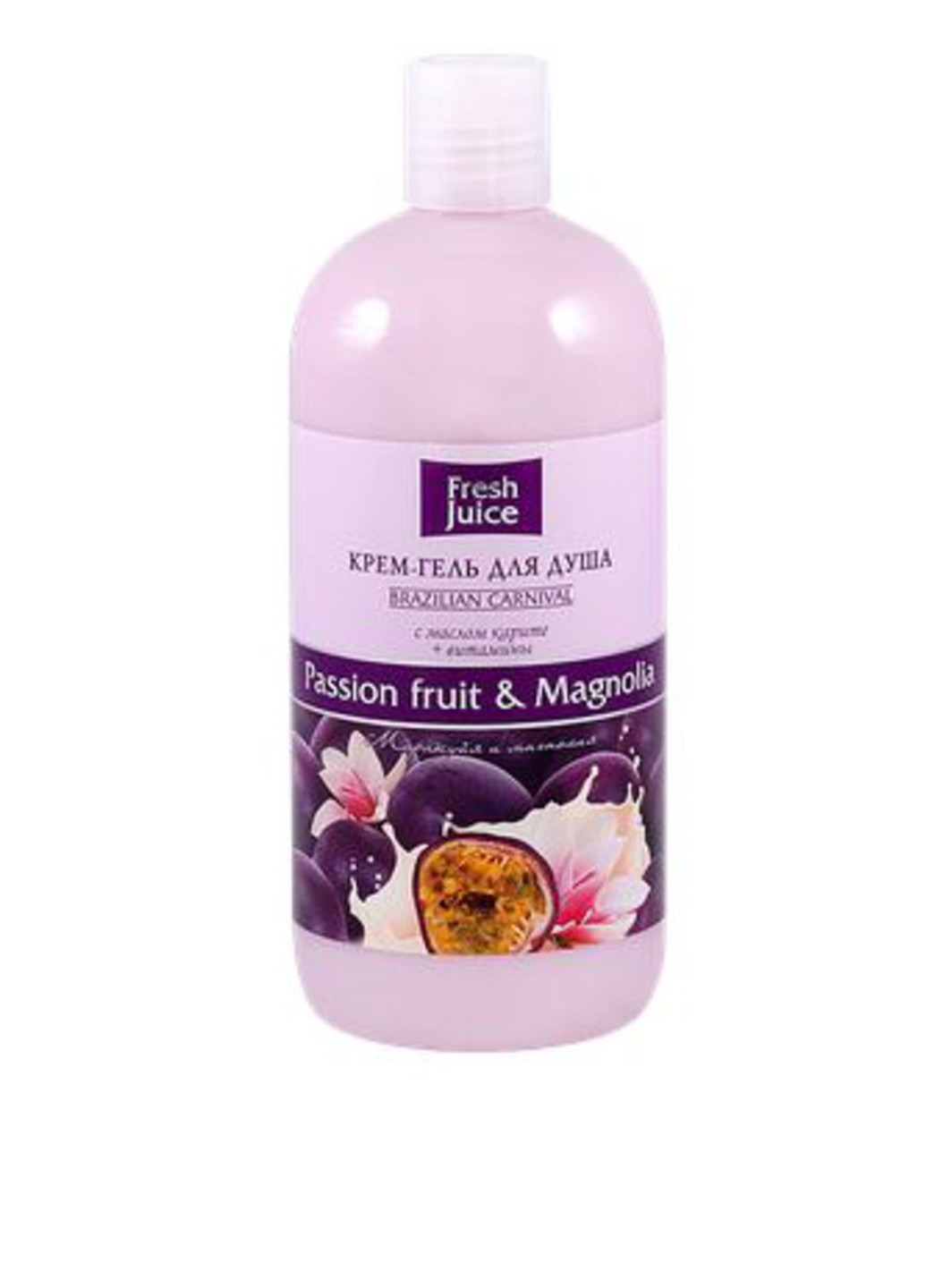 Крем-гель для душу "Маракуйя і магнолія" Cream-Shower Gel Passion Fruit and Magnolia 500 мл Fresh Juice (88096259)