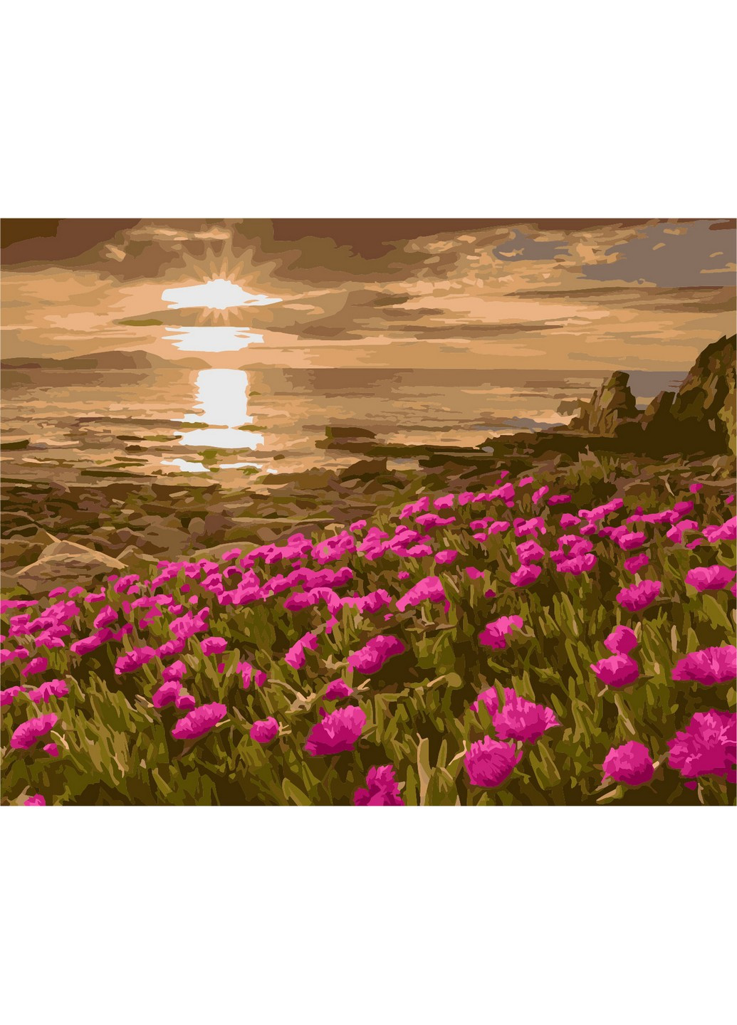 Картина по номерам "Хороший закат" 40х50 см ArtStory (253102471)