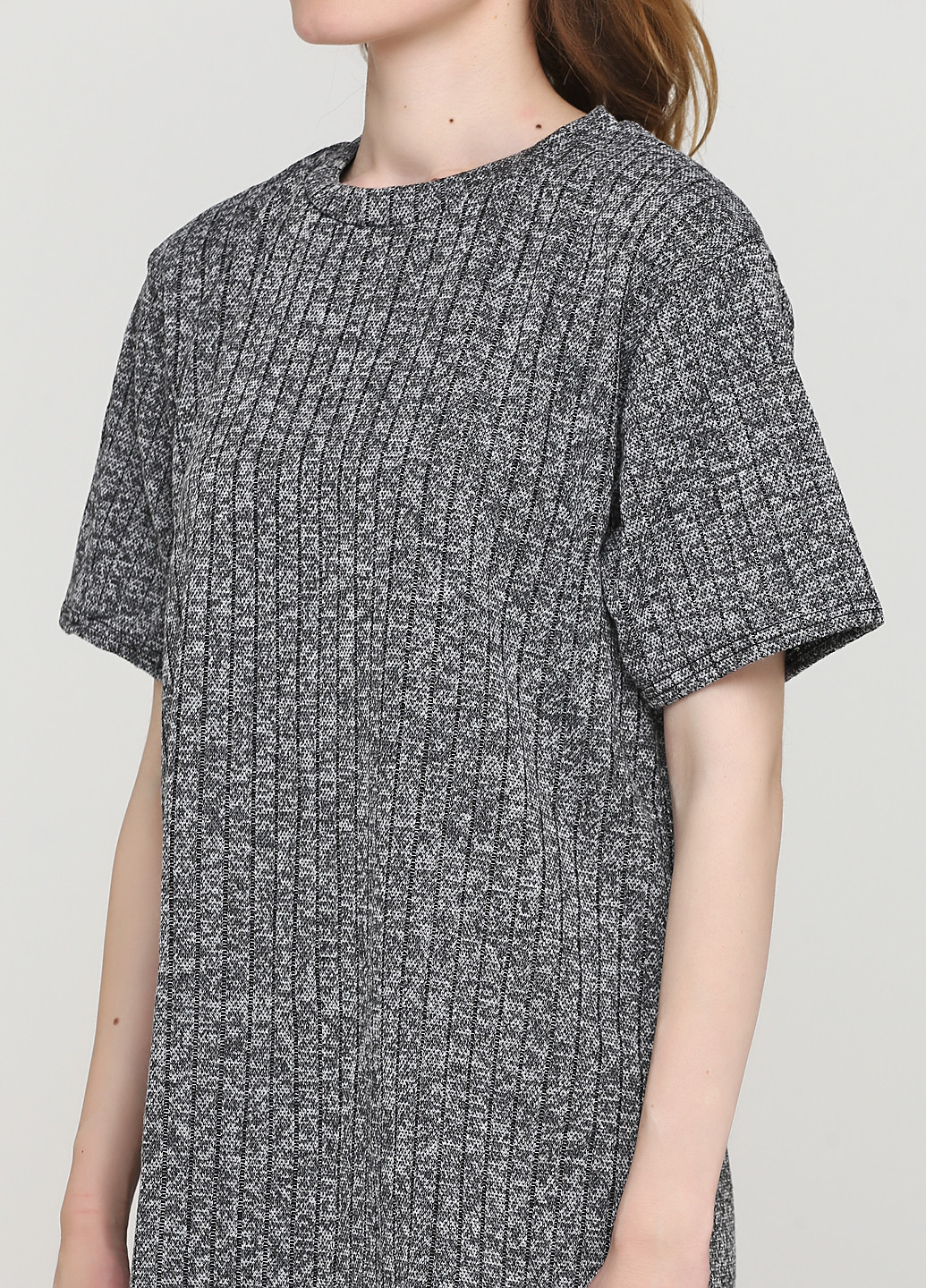 Костюм (футболка, шорти) Stylewise меланж темно-сірий кежуал трикотаж, поліестер
