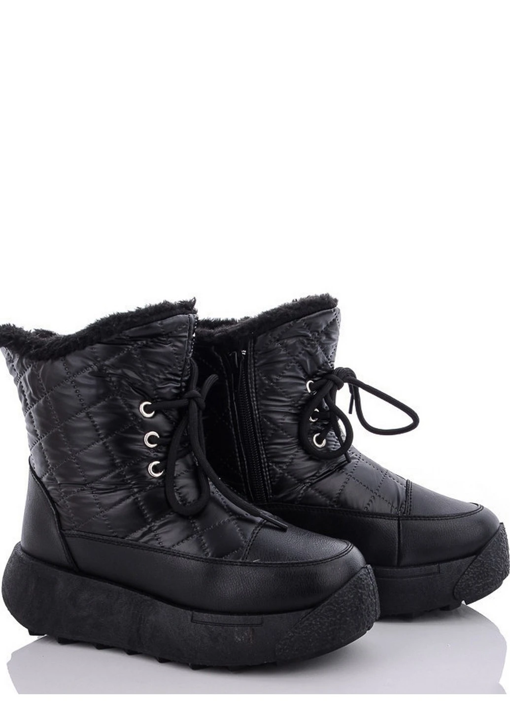 Зимние зимние ботинки 172-35-b Violeta из искусственной кожи