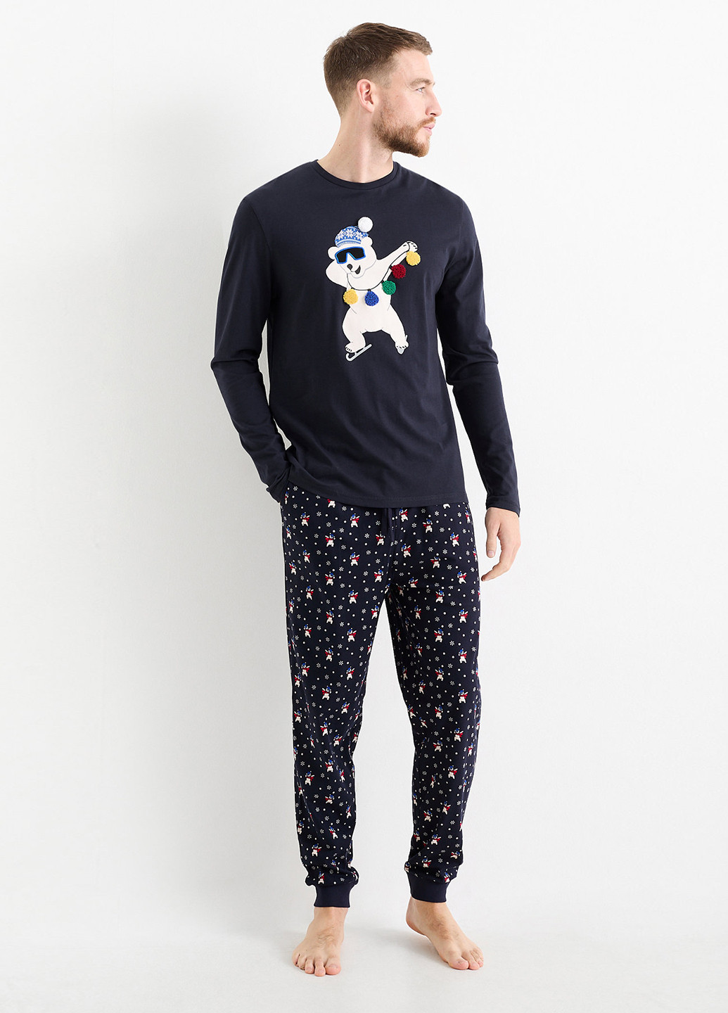 Пижама (лонгслив, брюки) C&A (352190381)