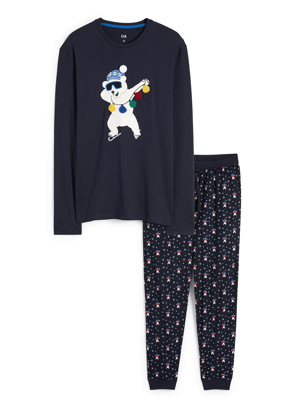 Пижама (лонгслив, брюки) C&A (352190381)