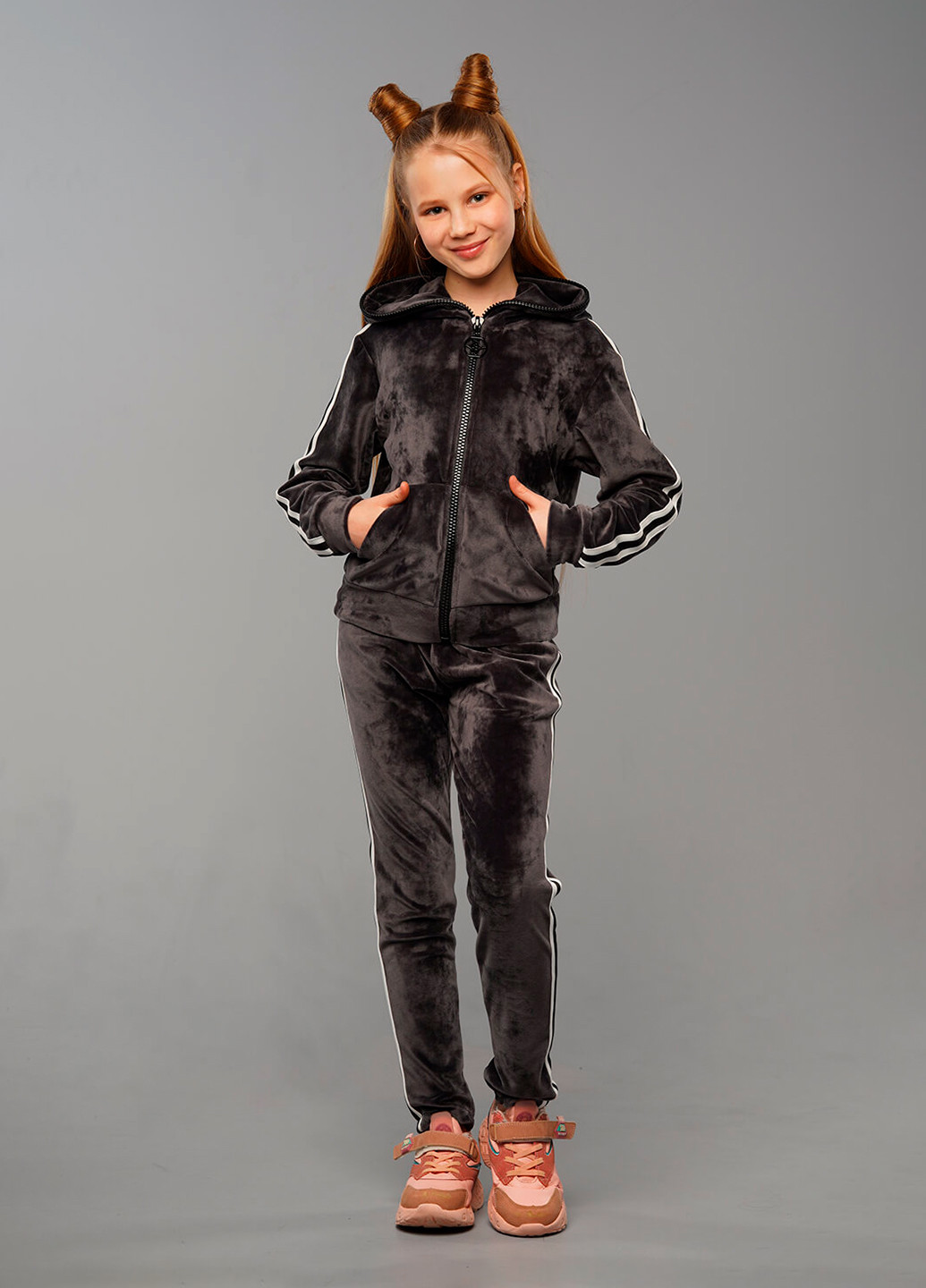 Сірий демісезонний спортивний костюм Sinthia (192445472)