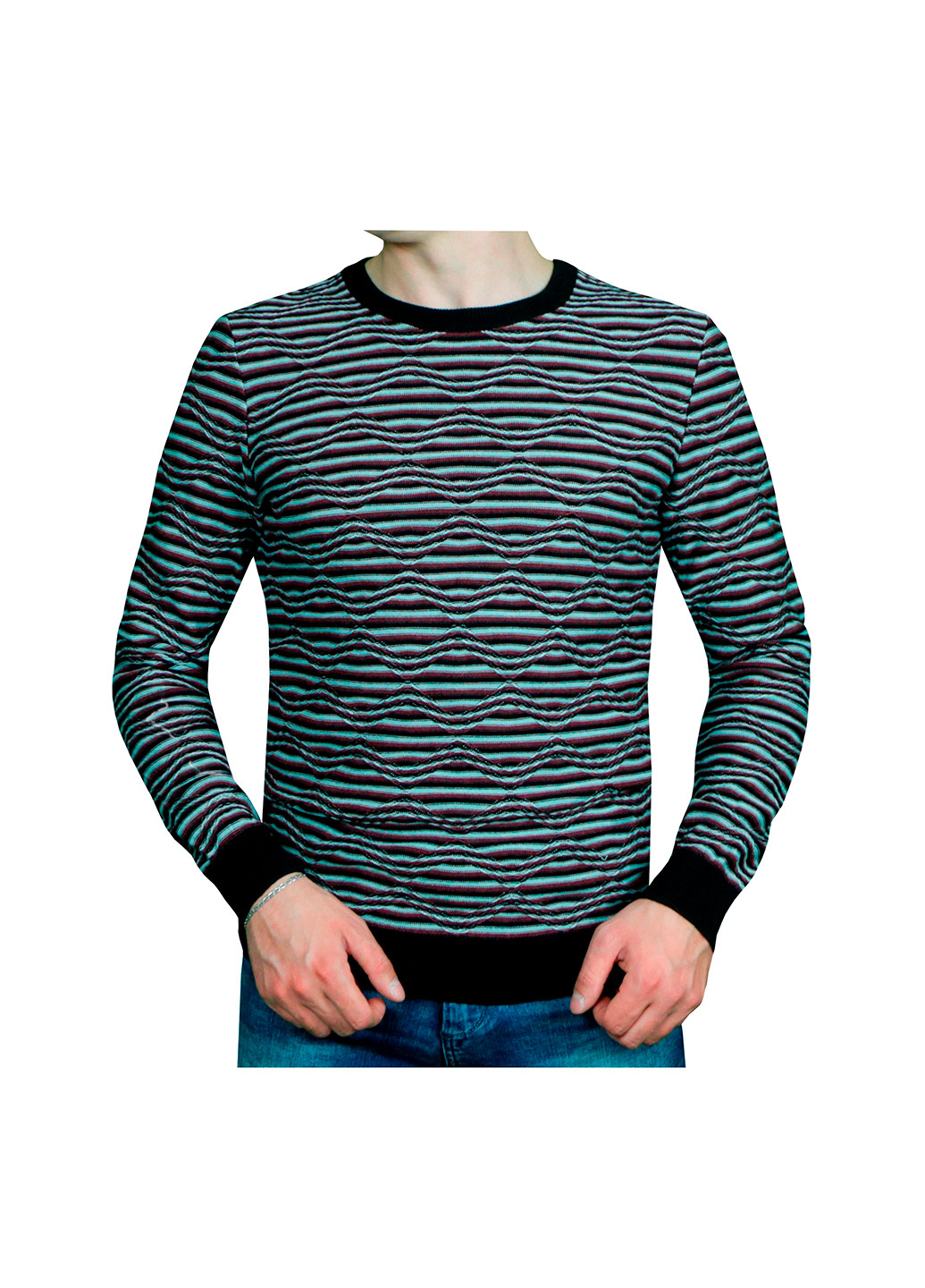 Бордовый демисезонный мужской джемпер джемпер Tom Tailor