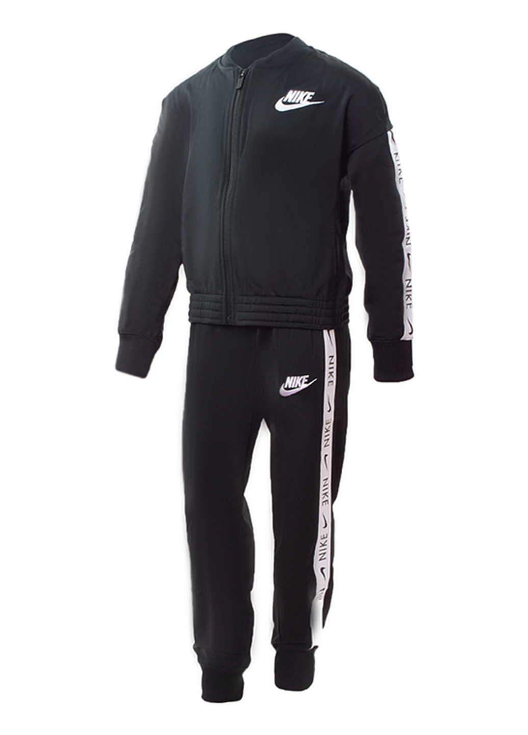 Черный демисезонный костюм (олимпийка, брюки) брючный Nike G NSW TRK SUIT TRICOT