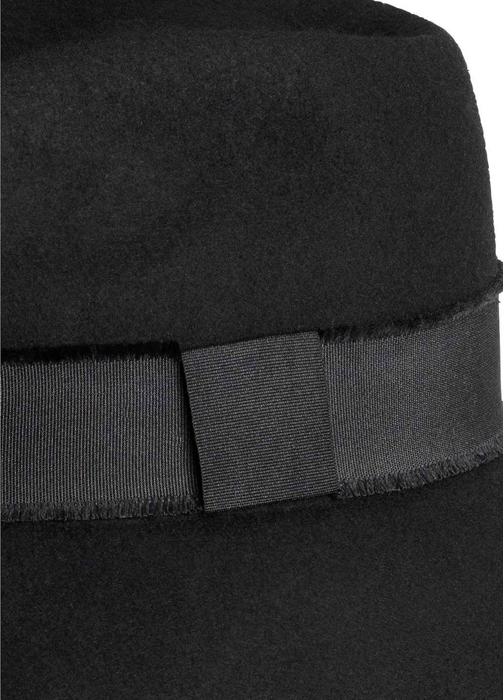 Капелюх H&M слауч однотонний чорний кежуал вовна