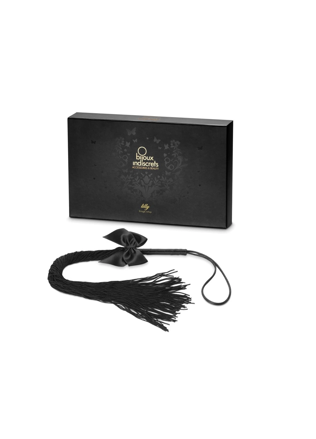 Плеть - Lilly - Fringe whip украшена шнуром и бантиком, в подарочной упаковке Bijoux Indiscrets (255247618)