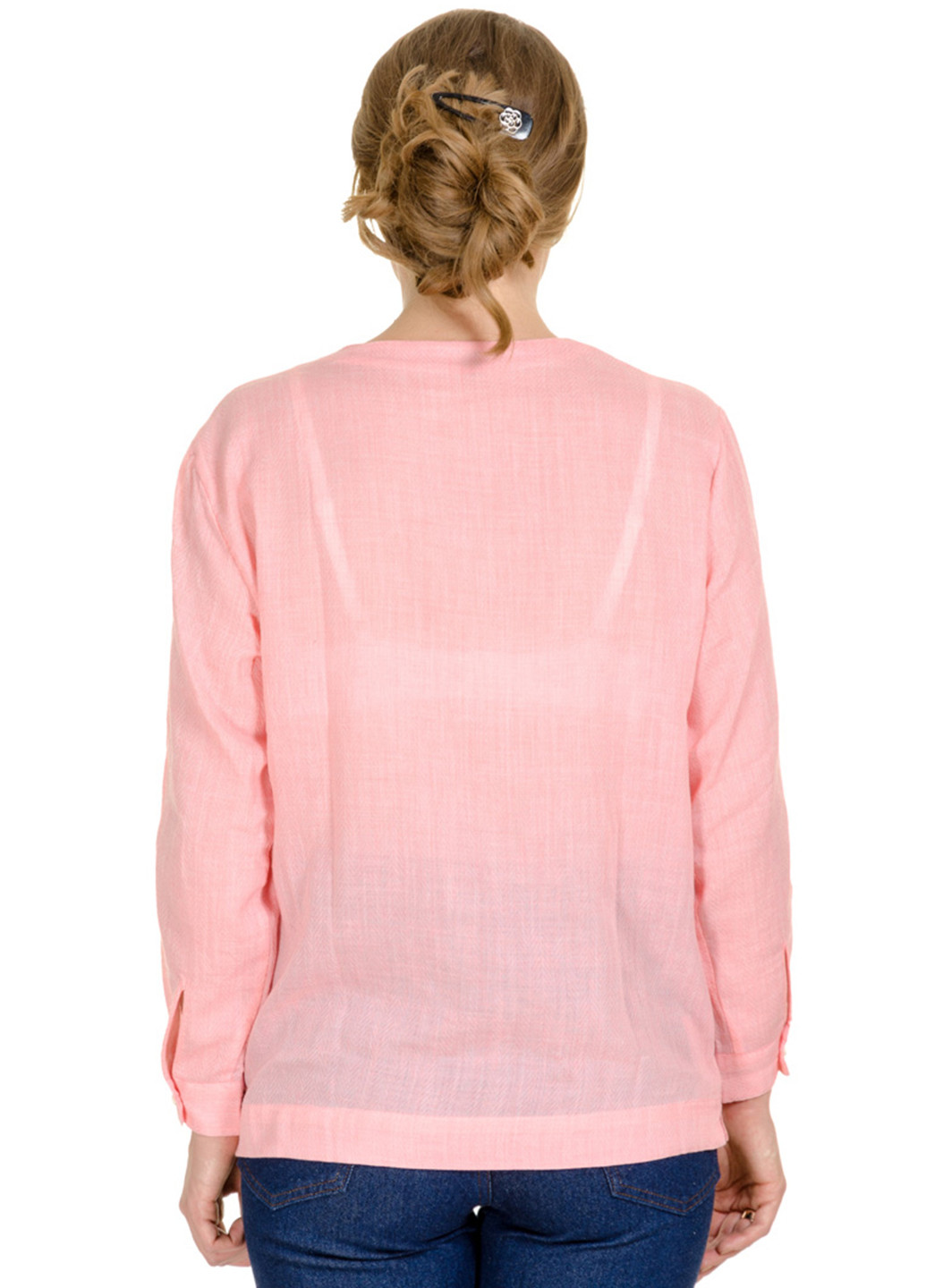 Светло-розовая классическая рубашка F'91