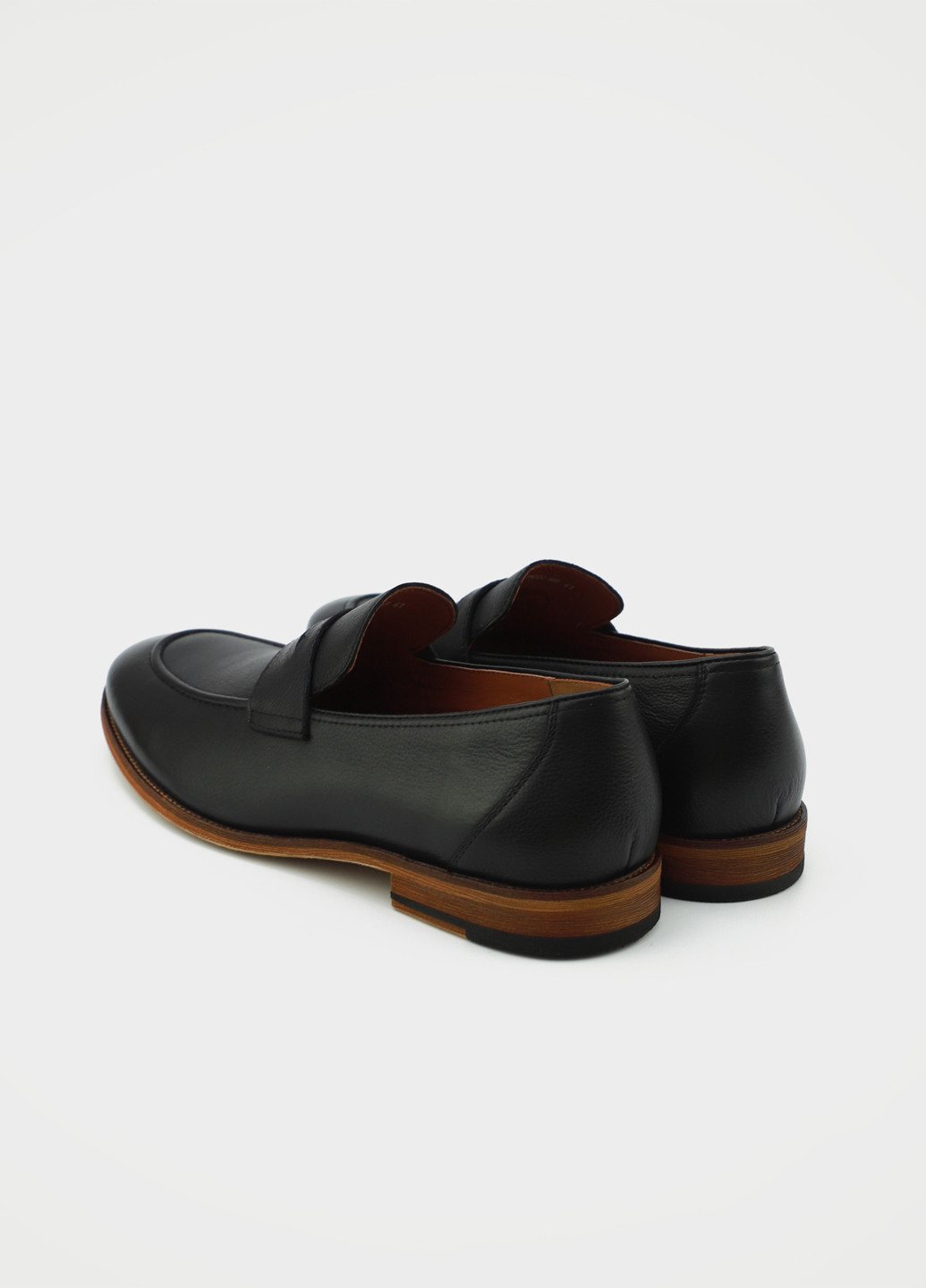 Черные кэжуал туфли Respect без шнурков