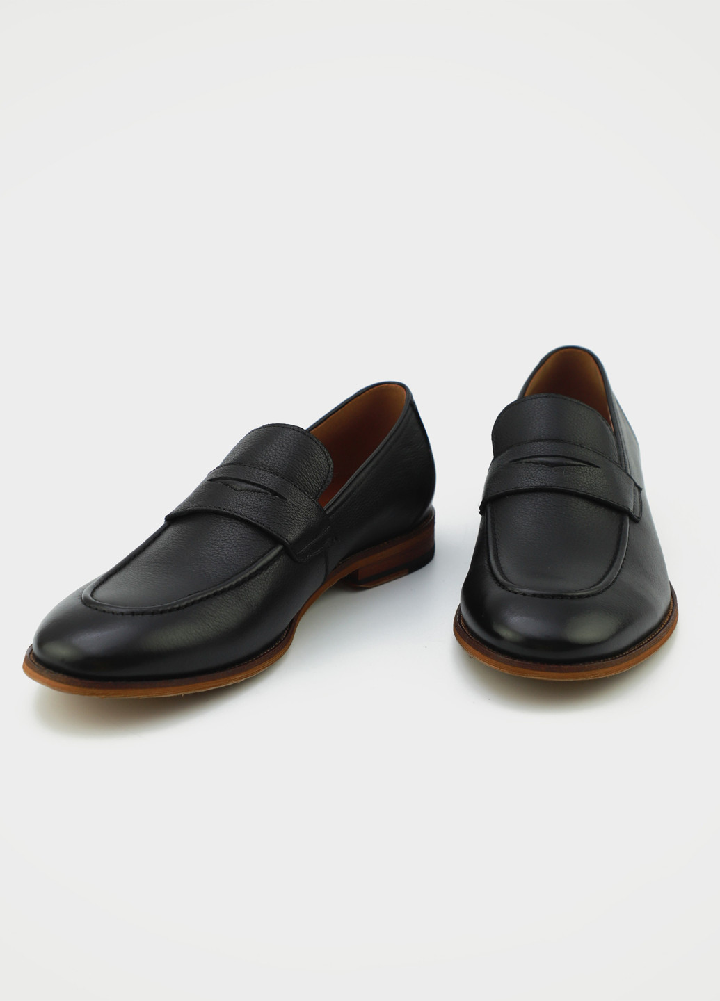 Черные кэжуал туфли Respect без шнурков