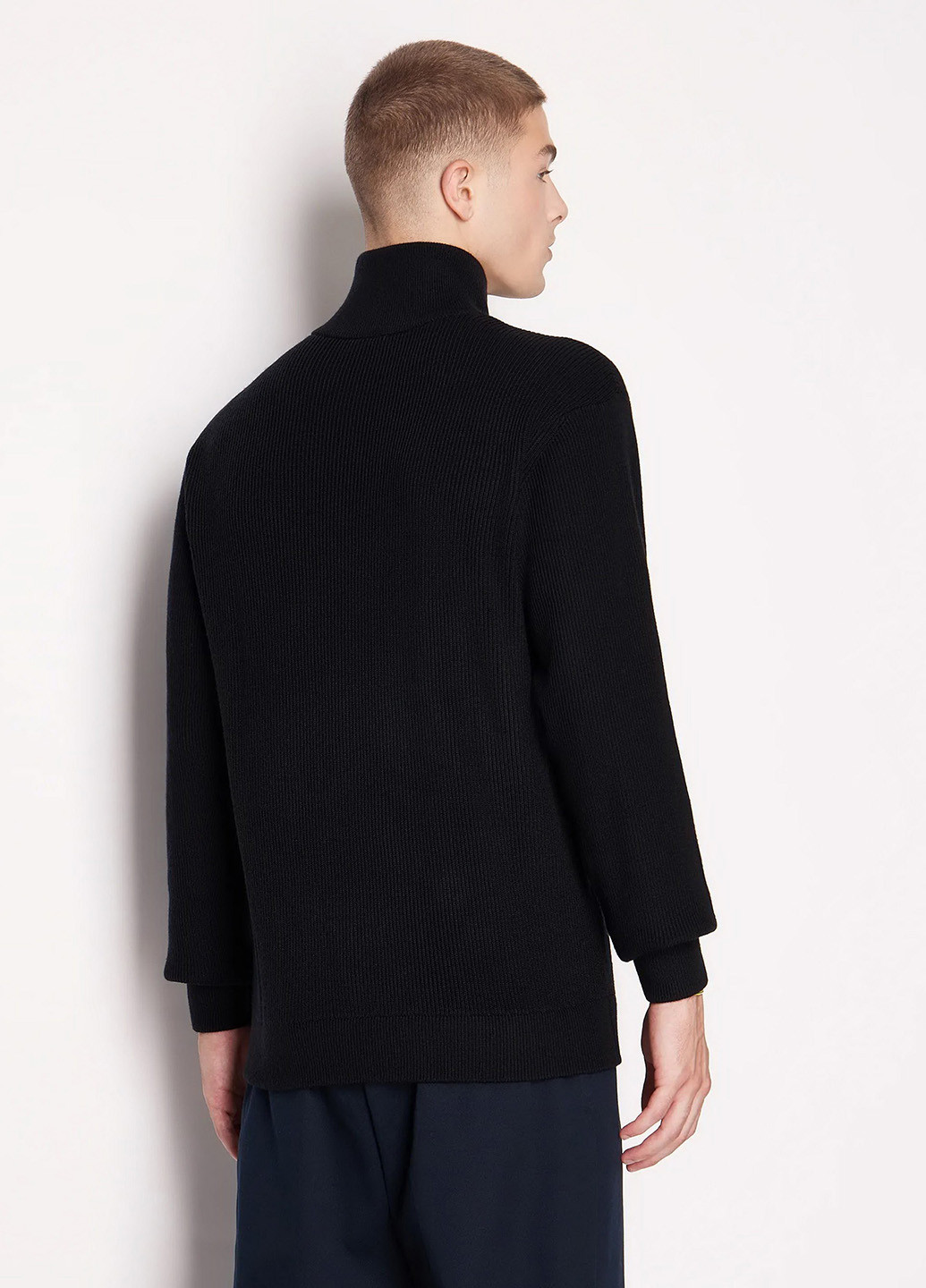 Темно-синий демисезонный светр Armani Exchange