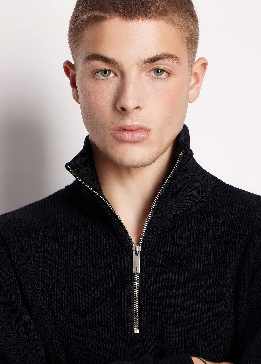 Темно-синий демисезонный светр Armani Exchange