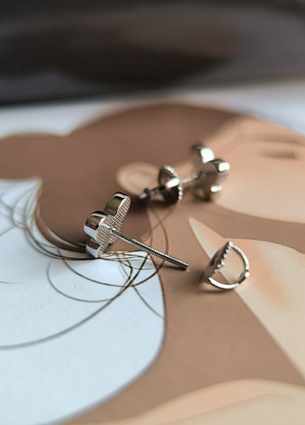 Серьги Silver Flame (369649150)