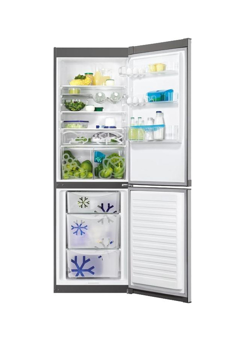 Холодильник комби, двухкамерный ZANUSSI ZRB36104XA