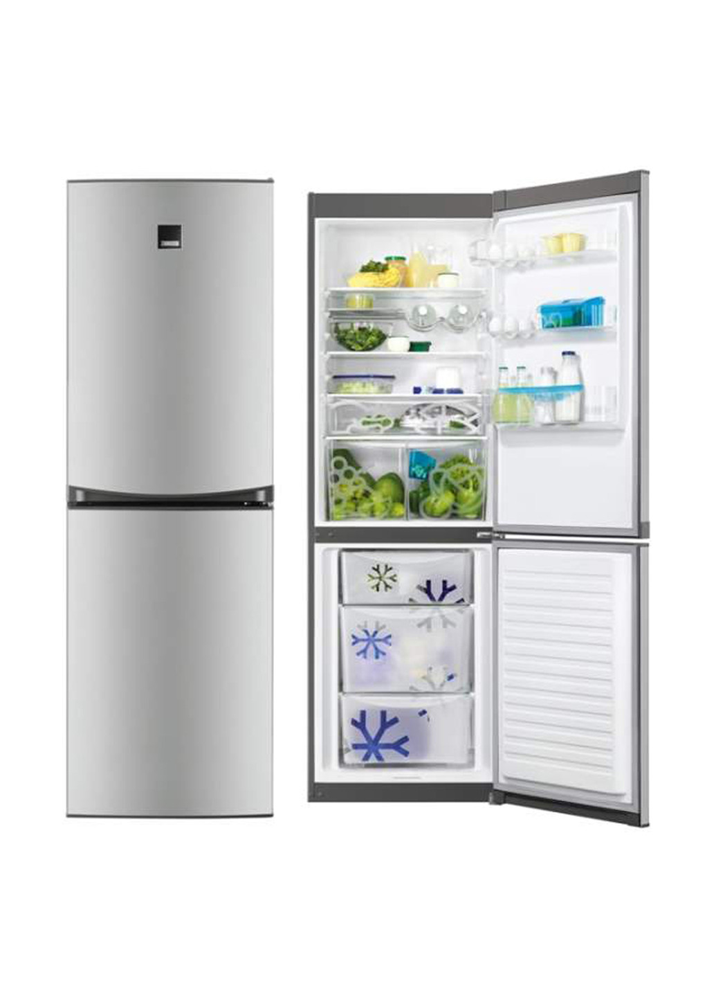 Холодильник комби, двухкамерный ZANUSSI ZRB36104XA