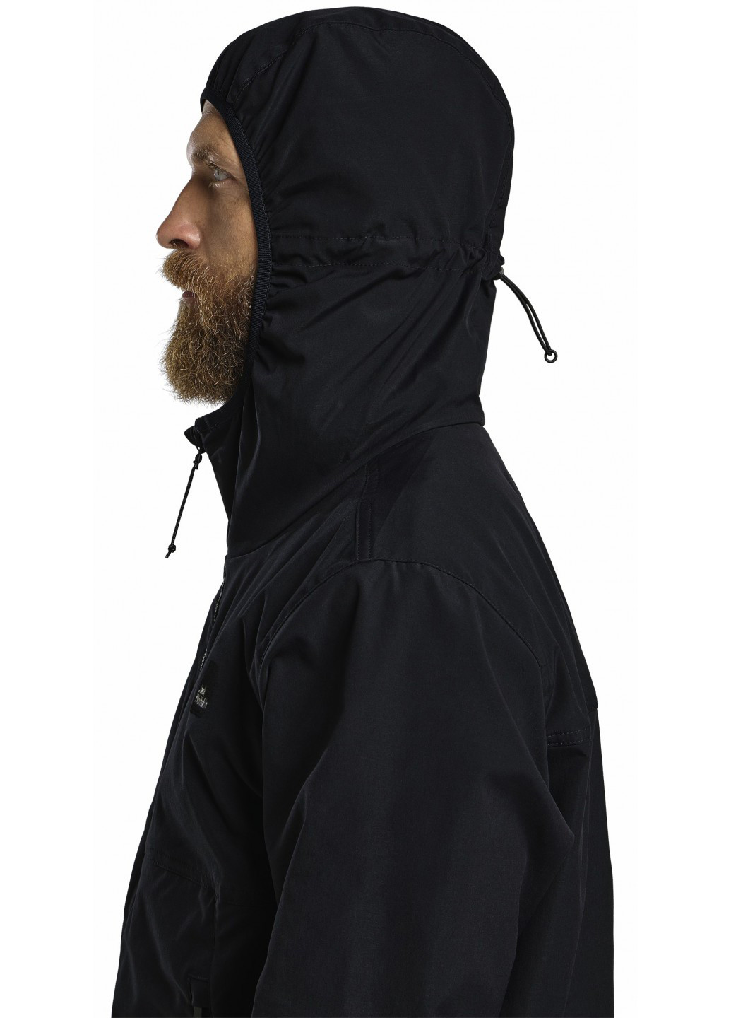 Чорна демісезонна вітровка Jack Wolfskin TERRACADE JKT M